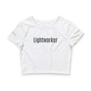Lightworker Women’s Crop Tee — Spiritual Positive Vibes