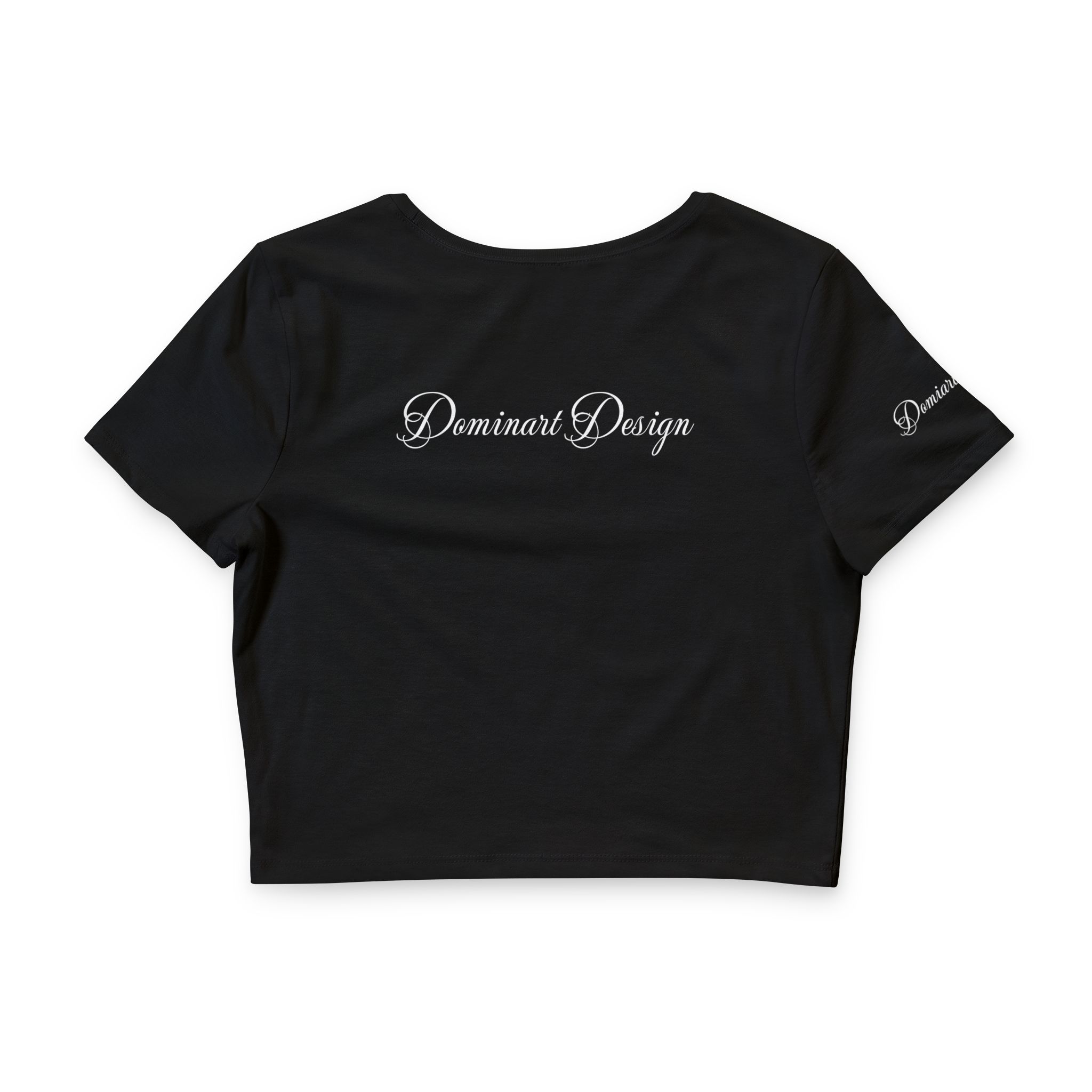 Women's Crop Tee — "My Trauma Adds Character" Empowerment Graphic - Image 5