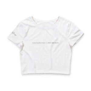 “Generational Curse Breaker” Crop Tee — I Choose to Heal for Humanity
