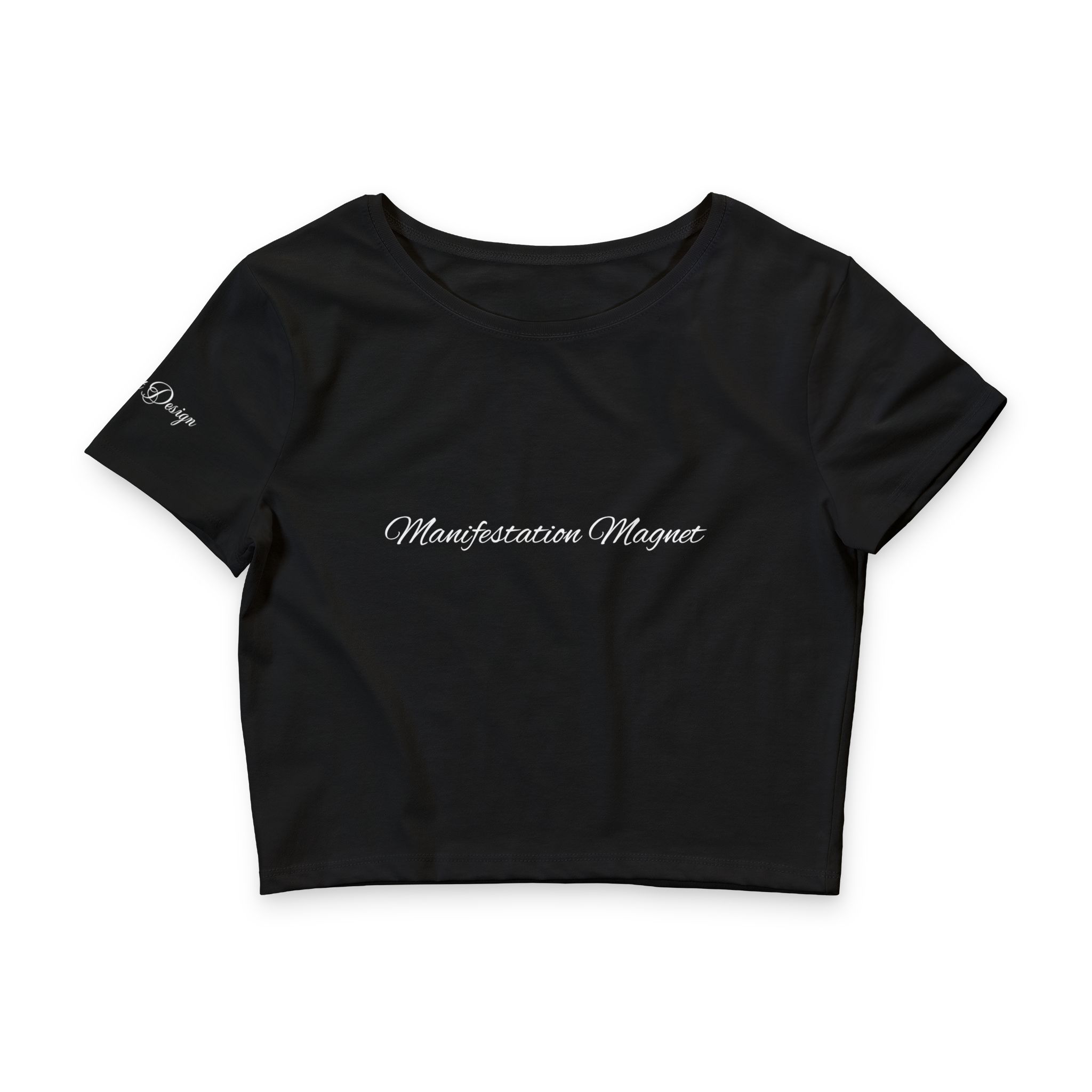 Manifestation Magnet Crop Tee - Image 4